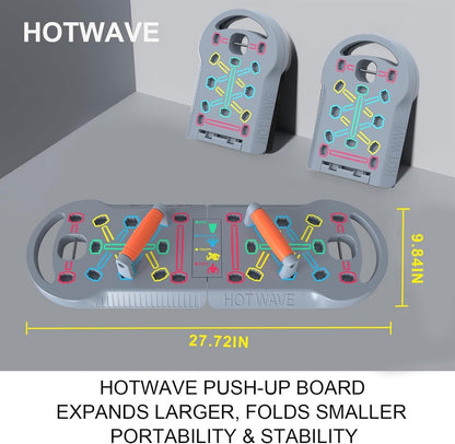 Push up Board, Portable Pushup Board, Foldable 20 in 1 Push up Bar 
